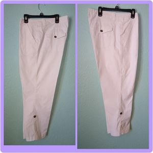 COPY - DKNY White Capri Pants Cotton Pants size 12